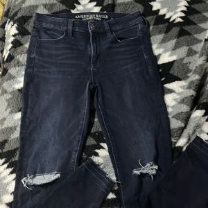 american eagle jeans, size 4, worn twice!